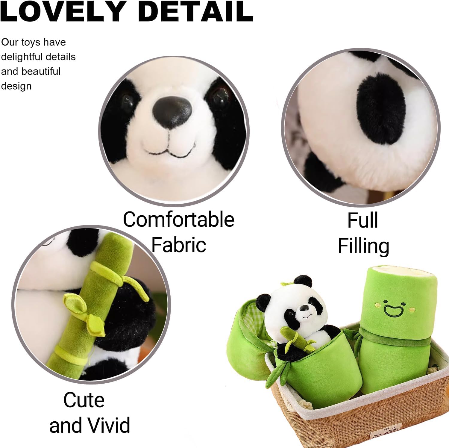 MyPals BUMBOO POUCH PANDA - 35CM